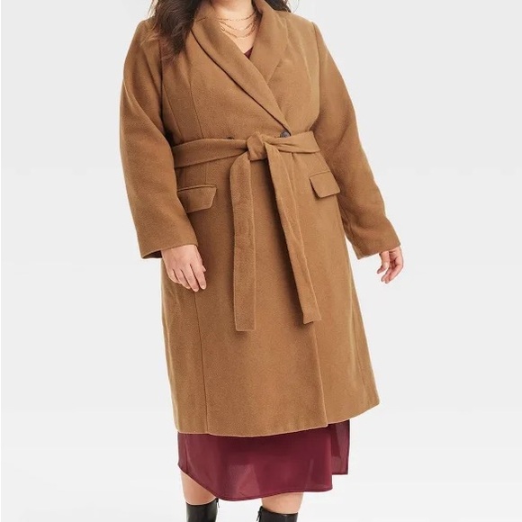 A New Day Tan Long Coat (NWOT) - Picture 2 of 3